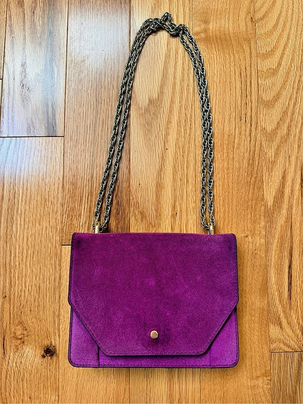 Banana republic genuine suede shoulder bag